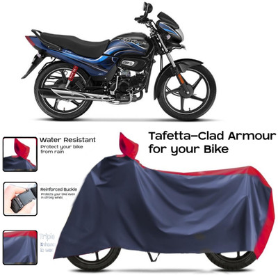 WMIZEXA Two Wheeler Cover for Hero(Red, Blue)