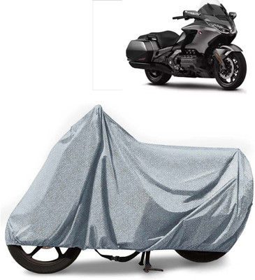 Kingsway Waterproof Two Wheeler Cover for Honda(Gold Wing, Silver)