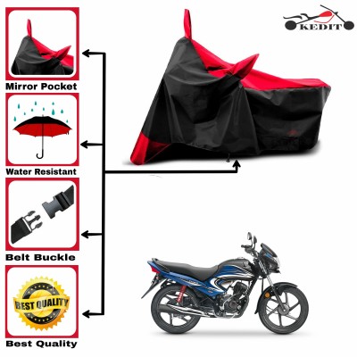 AASHTIK MART Two Wheeler Cover for Honda(Red, Black)