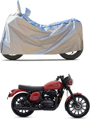 CODOKI Waterproof Two Wheeler Cover for JAWA(42 BS6, Silver)