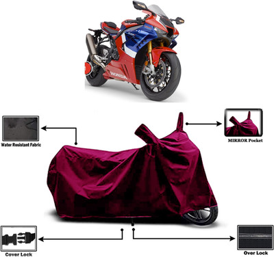 Amexride Two Wheeler Cover for Honda(CBR 1000RR, Maroon)
