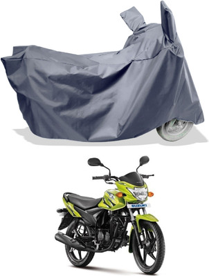 Amexride Two Wheeler Cover for Suzuki(Hayate, Grey)