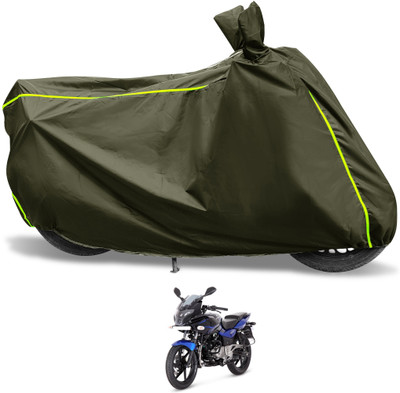 Euro Care Waterproof Two Wheeler Cover for Bajaj(Pulsar 220F, Green)