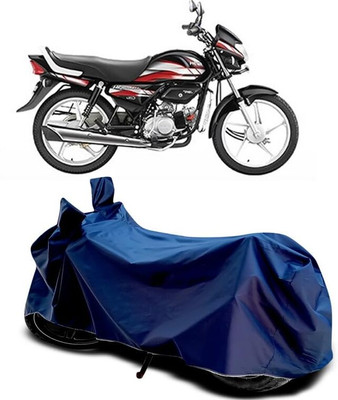 AASHTIK MART Two Wheeler Cover for Hero(HF Deluxe i3s, Blue)