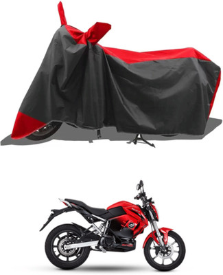 MMSSTAR Waterproof Two Wheeler Cover for Revolt(RV 400, Red, Black)