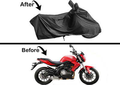 Archistylo Waterproof Two Wheeler Cover for Benelli(TNT 300, Black)