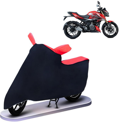 KEDIT Two Wheeler Cover for Bajaj(Pulsar 250 BS6, Red, Black)