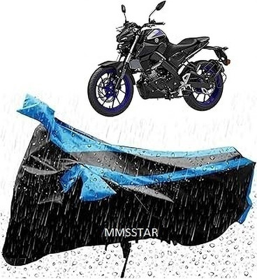Mdstar Waterproof Two Wheeler Cover for Bajaj(Pulsar 150 DTS-i, Blue, Black)