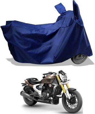 Amexride Two Wheeler Cover for TVS(Zeppelin, Blue)