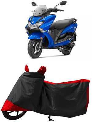 GROFATIK Two Wheeler Cover for Suzuki(Burgman Electric, Red)