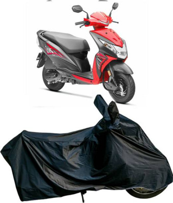LIFE TO HUB Two Wheeler Cover for Ather, KTM, Piaggio, Royal Enfield, Suzuki(Glamour i3s BS6, Black)