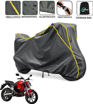 AUTOBIRSA Waterproof Two Wheeler Cover for Revolt(Motors RV 400, Grey)