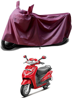 THE REAL ARV Waterproof Two Wheeler Cover for Hero(Duet LX 110CC, Maroon)
