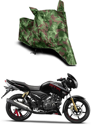 Furious3D Two Wheeler Cover for TVS(Apache RTR 180, Multicolor)
