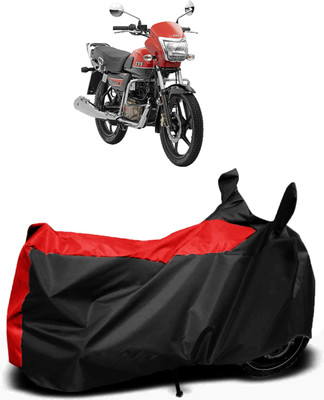 MMSSTAR Waterproof Two Wheeler Cover for TVS(Radeon, Red, Black)