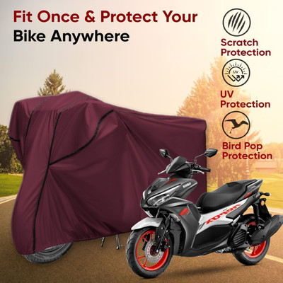 AutoGalaxy Waterproof Two Wheeler Cover for TVS(Ntorq 125, Maroon)