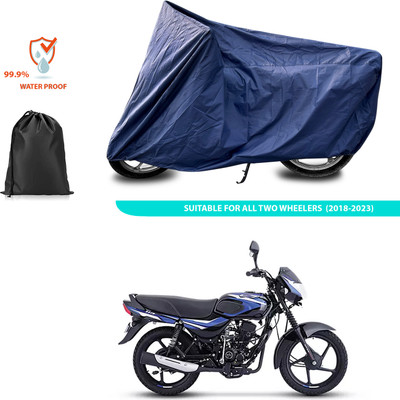 PAGORA Waterproof Two Wheeler Cover for Bajaj(CT110, Blue)