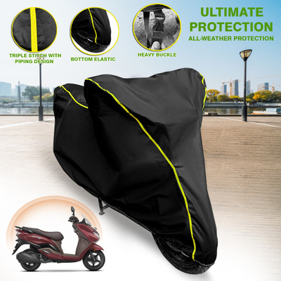 GARREGE Waterproof Two Wheeler Cover for Suzuki(Burgman Street 125, Blue)