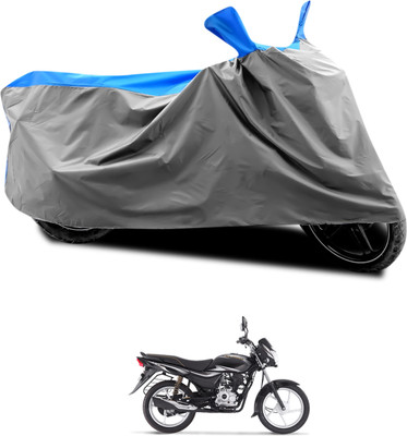 CODOKI Waterproof Two Wheeler Cover for Bajaj(Platina 100, Grey, Blue)