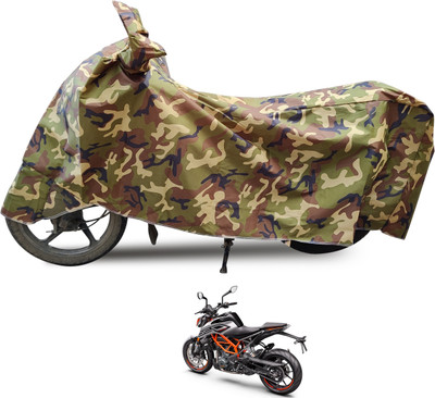 Euro Care Waterproof Two Wheeler Cover for KTM(250 Duke, Black)