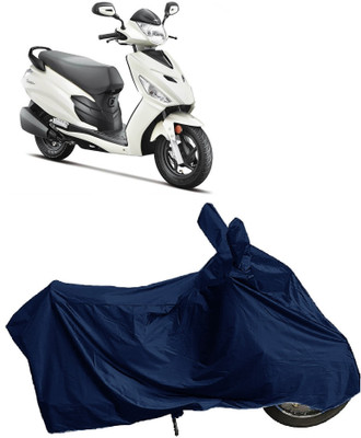 DIGGU Two Wheeler Cover for Hero(Electric Dash BS6, Blue)