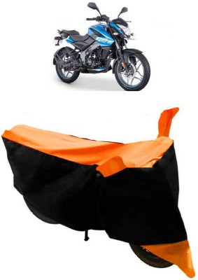 ABORDABLE Two Wheeler Cover for Bajaj(Pulsar NS125, Black, Orange)