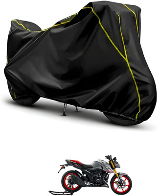 PAGORA Waterproof Two Wheeler Cover for TVS(Apache RTR 160, Black, Black)