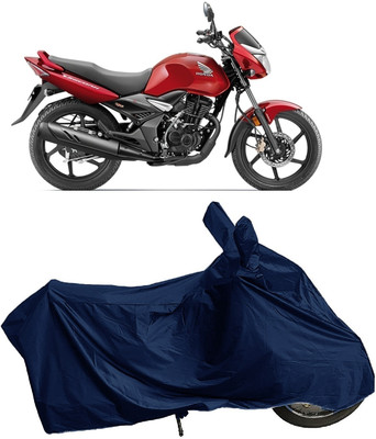 DIGGU Two Wheeler Cover for Honda(CB Unicorn 160, Blue)