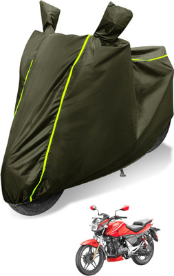 Auto Hub Waterproof Two Wheeler Cover for Yamaha(YBR 125, Green)