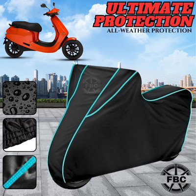 OliverX Waterproof Two Wheeler Cover for Ola(Scooty, Black)