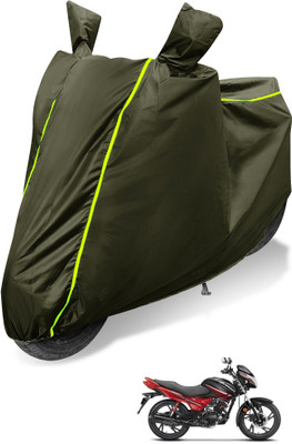 Auto Hub Waterproof Two Wheeler Cover for Hero(Glamour, Green)