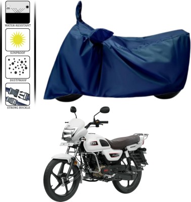 HWSXQAE Waterproof Two Wheeler Cover for TVS(Radeon, Blue)