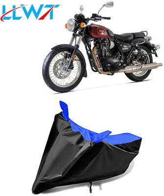 KPIND Waterproof Two Wheeler Cover for Benelli(Imperiale 400, Black, Blue)