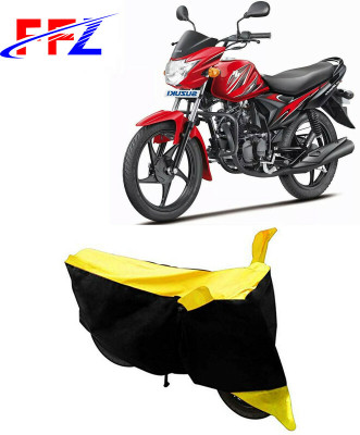 FFZ Waterproof Two Wheeler Cover for Suzuki(Hayate, Black, Yellow)