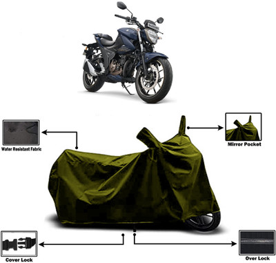 Amexride Two Wheeler Cover for Suzuki(Gixxer 250, Green)