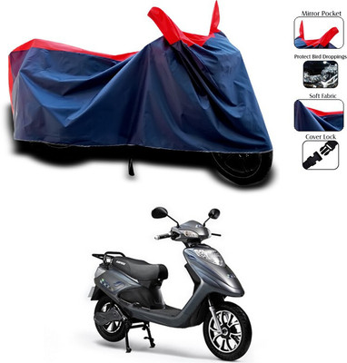 SK AUTO Waterproof Two Wheeler Cover for Ampere(Red, Blue)