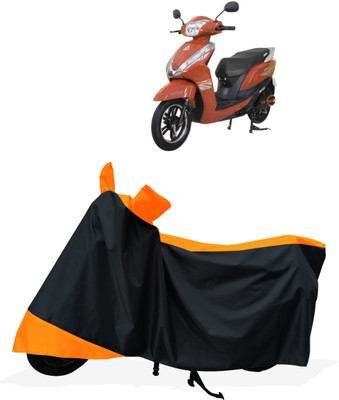 Tricway Two Wheeler Cover for Ampere(Magnus BS6, Orange)