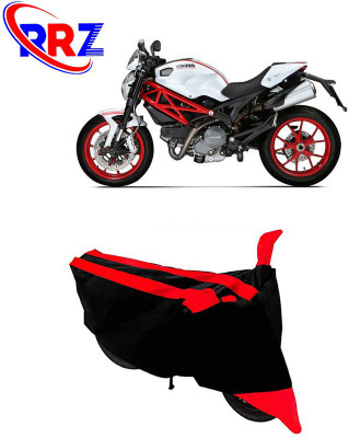 RRZ Waterproof Two Wheeler Cover for Ducati(Monster 796 S2R, Black, Red)