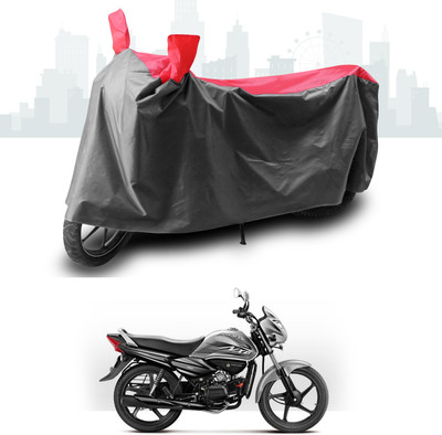 GOSHIV-car and bike accessories Waterproof Two Wheeler Cover for Hero(Splendor NXG, Grey, Red)