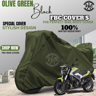 OliverX Waterproof Two Wheeler Cover for Bajaj(Dominar 250, Green)