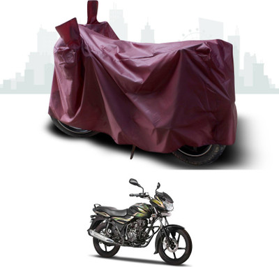 AASHTIK MART Two Wheeler Cover for Bajaj(Discover 100 DTS-i, Maroon)