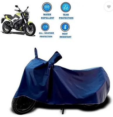 Tritika Waterproof Two Wheeler Cover for Bajaj(Dominar, Blue)