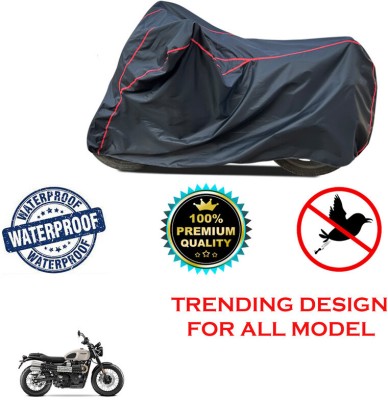 THE REAL ARV Waterproof Two Wheeler Cover for Triumph(Street Scrambler, Black)