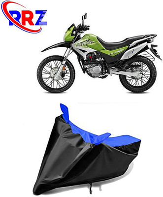RRZ Waterproof Two Wheeler Cover for Hero(Impulse, Black, Blue)
