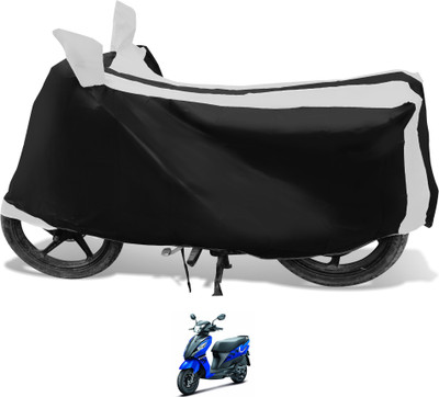 Euro Care Waterproof Two Wheeler Cover for Suzuki(Let's, White)