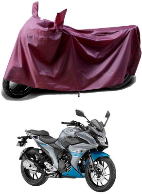 SMDP Waterproof Two Wheeler Cover for Yamaha(Fazer 25 BS6, Maroon)