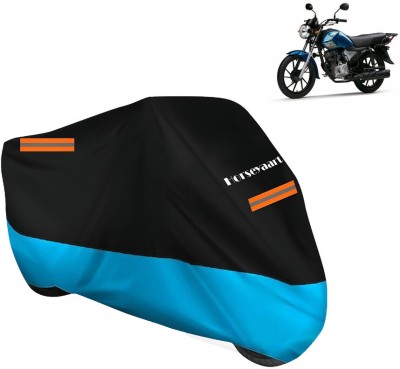 Horseyaart Waterproof Two Wheeler Cover for Yamaha(Crux, Blue)