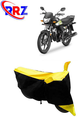 RRZ Waterproof Two Wheeler Cover for Honda(CD deluxe, Black, Yellow)