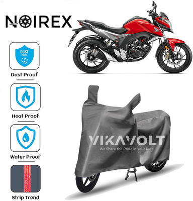 NOIREX Two Wheeler Cover for Honda(CB Hornet 160R, Grey)
