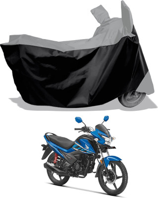 Amexride Two Wheeler Cover for Honda(Livo BS6, Black, Grey)